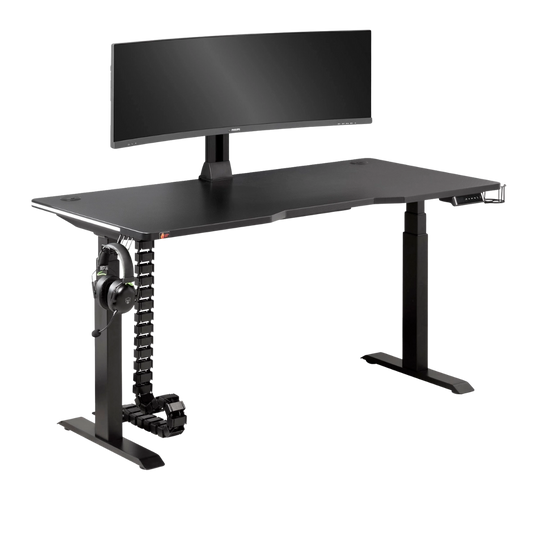 EUREKA ERGONOMIC Bureau Gaming LED 182x76cm Bureau Gamer Professionnel EUREKA ERGONOMIC Bureau Gaming LED 182x76cm Bureau Gamer Professionnel