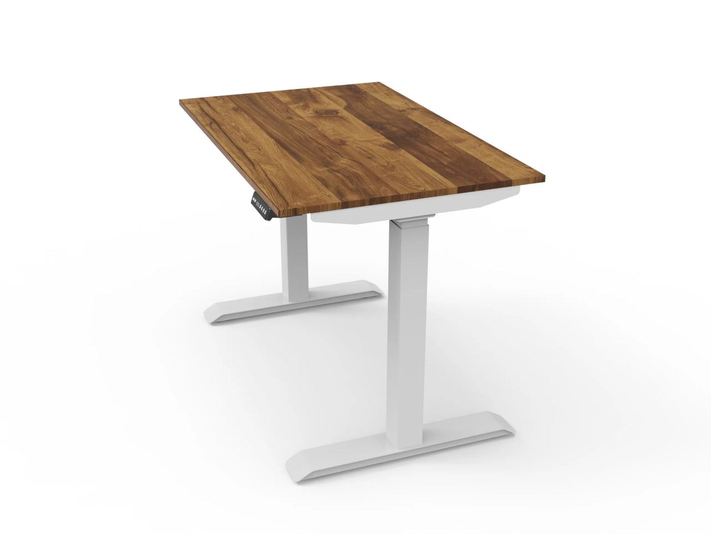Bureau assis-debout compact pour télétravail, personnalisable et ergonomique : HomeDesk