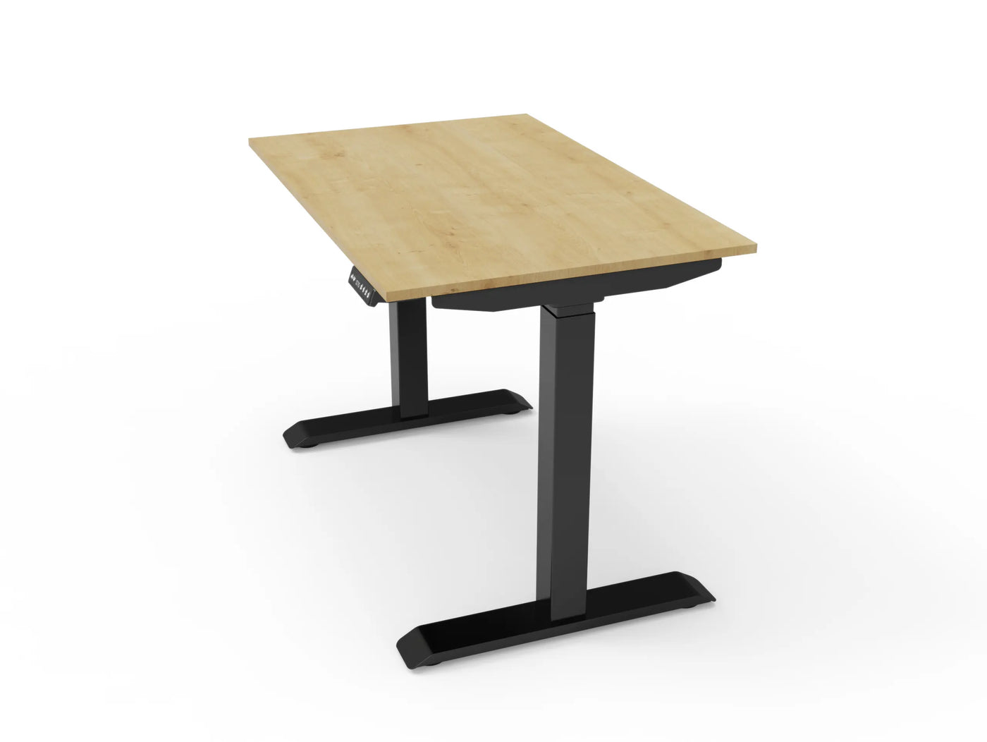 Bureau assis-debout compact pour télétravail, personnalisable et ergonomique : HomeDesk