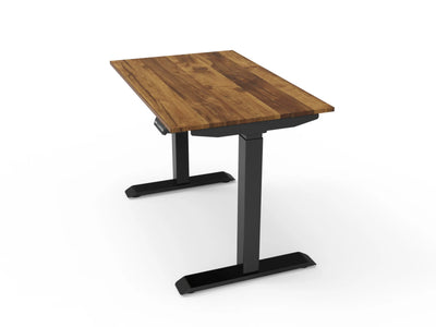 Bureau assis-debout compact pour télétravail, personnalisable et ergonomique : HomeDesk