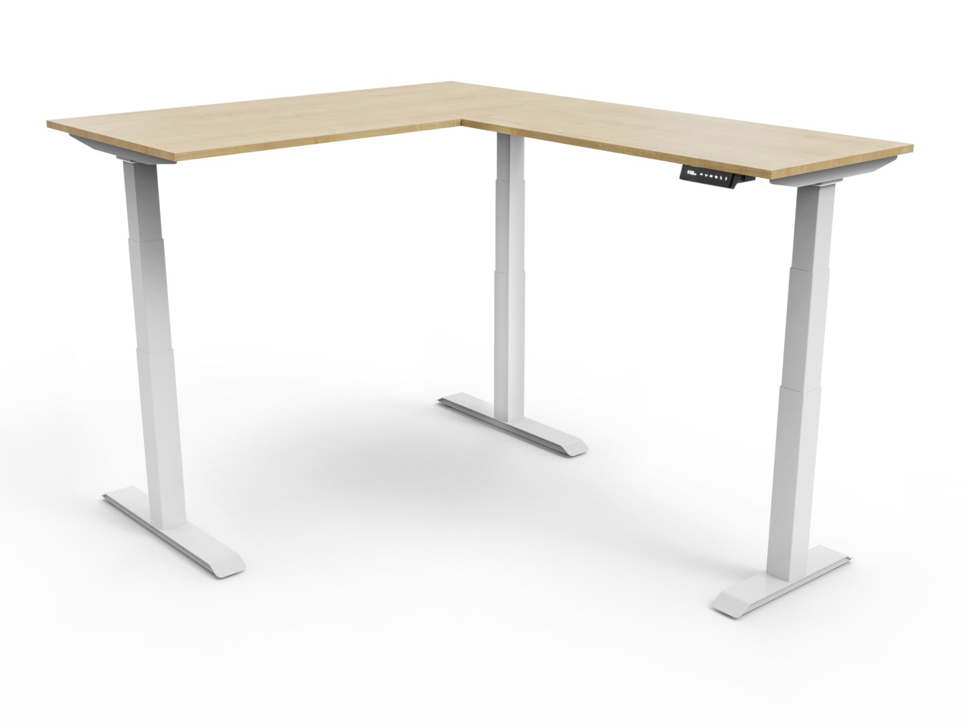 CornerDesk : votre bureau d’angle assis debout motorisé -  - bureau-d-angle-assis-debout-cornerdesk - UP & DESK