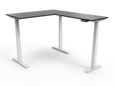 CornerDesk : votre bureau d’angle assis debout motorisé -  - bureau-d-angle-assis-debout-cornerdesk - UP & DESK