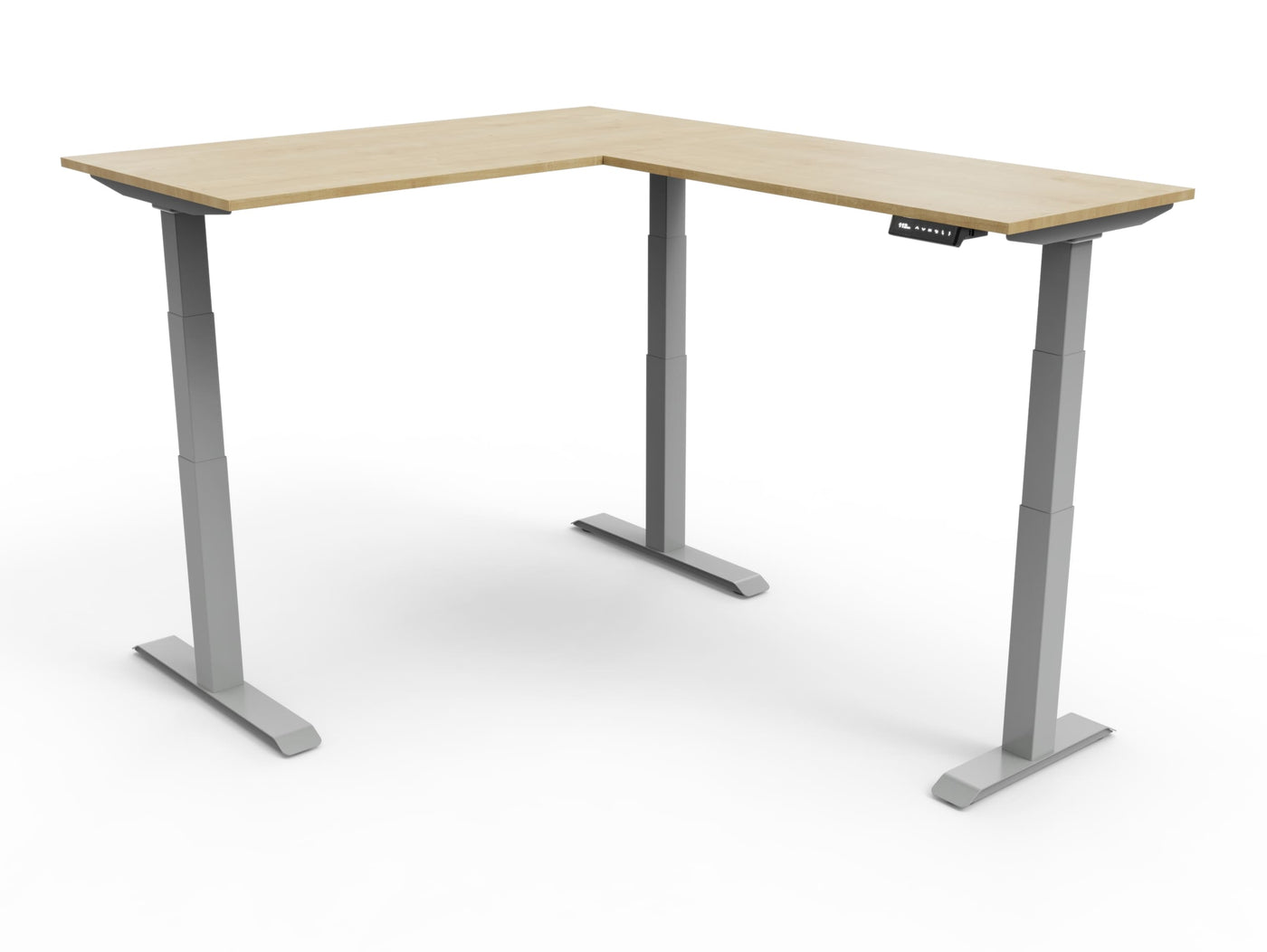 CornerDesk : votre bureau d’angle assis debout motorisé -  - bureau-d-angle-assis-debout-cornerdesk - UP & DESK