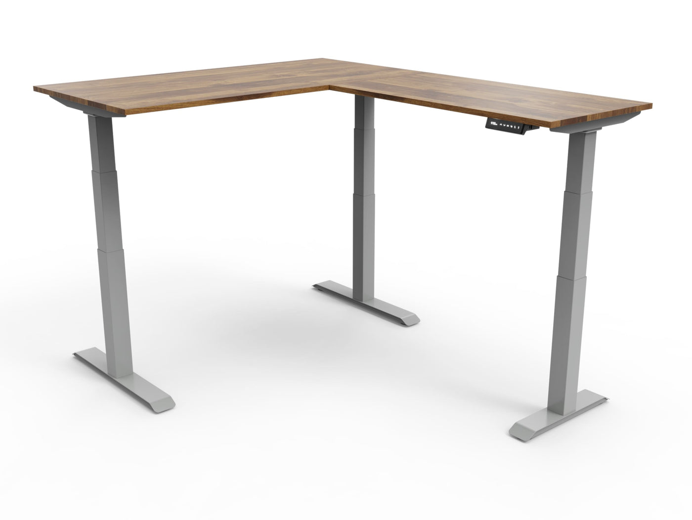 CornerDesk : votre bureau d’angle assis debout motorisé -  - bureau-d-angle-assis-debout-cornerdesk - UP & DESK