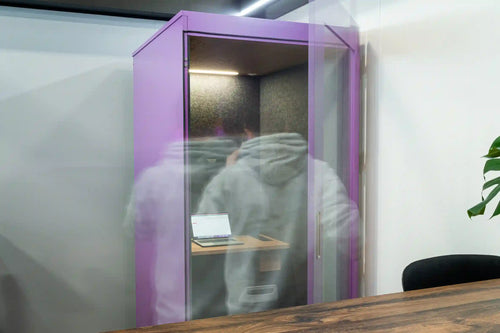 Cabine acoustique de bureau 1 personne assis