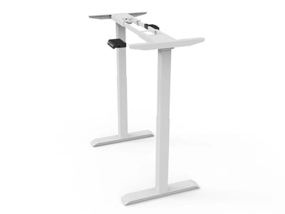 Bureau assis-debout compact pour télétravail, personnalisable et ergonomique : HomeDesk