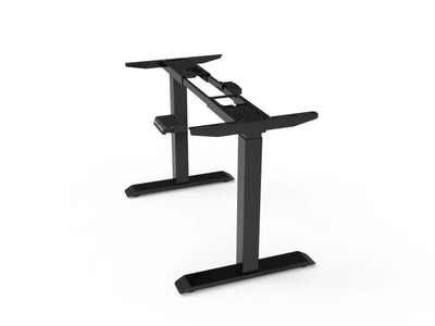 Bureau assis-debout compact pour télétravail, personnalisable et ergonomique : HomeDesk