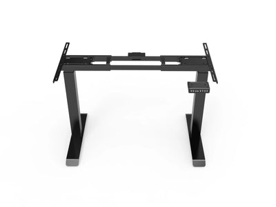 Bureau assis-debout compact pour télétravail, personnalisable et ergonomique : HomeDesk
