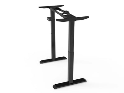 Bureau assis-debout compact pour télétravail, personnalisable et ergonomique : HomeDesk