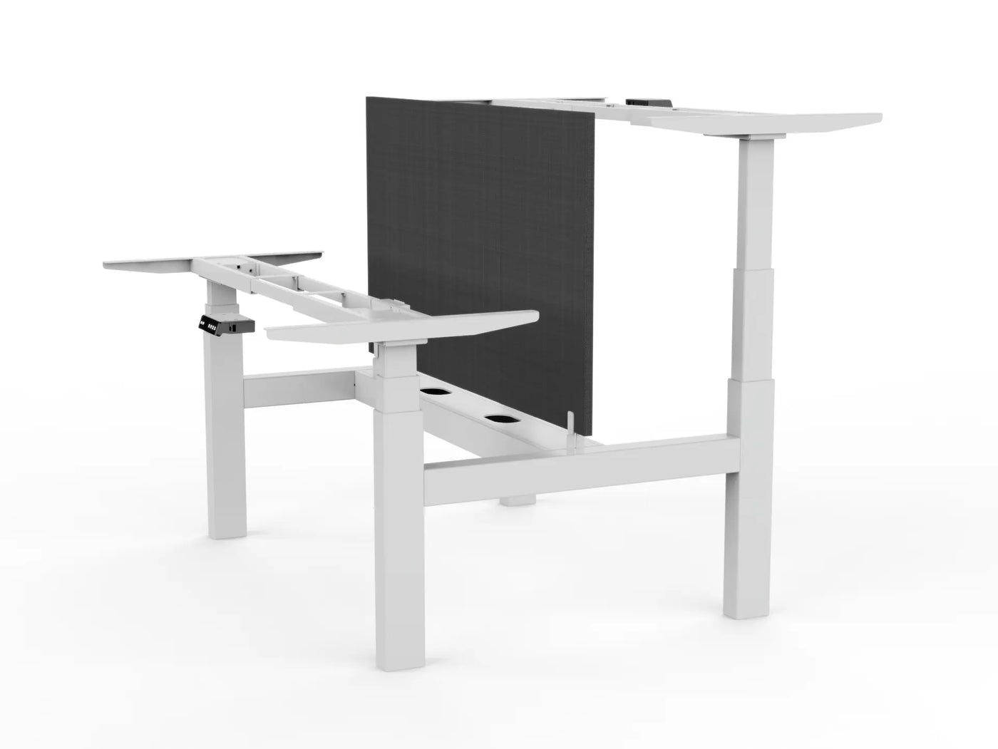 Piètement assis debout motorisé DuoDesk : un bureau collaboratif ergonomique