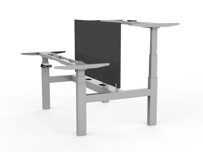 Piètement assis debout motorisé DuoDesk : un bureau collaboratif ergonomique