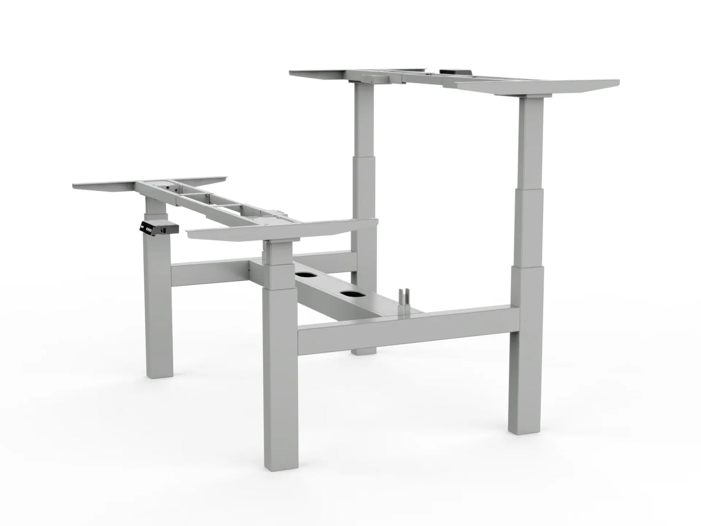 Piètement assis debout motorisé DuoDesk : un bureau collaboratif ergonomique