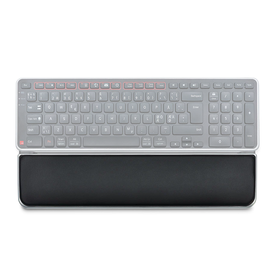 VAYDEER Support Clavier + Repose-Poignet Intégré – Ergonomique, Grand Format, Compartiment Rangement, Bleu Élégant