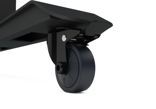 Roulettes pivotantes pour bureau assis debout