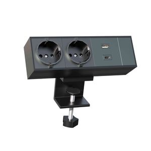 Bloc multiprise avec ports USB -  - bloc-prise-avec-ports-usb - UP & DESK