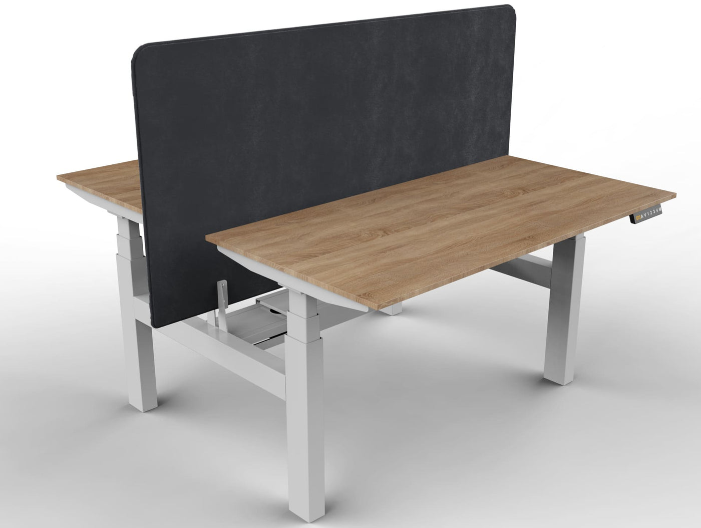DuoDesk : un bureau assis debout motorisé collaboratif et ergonomique -  - bureau-duodesk - UP & DESK