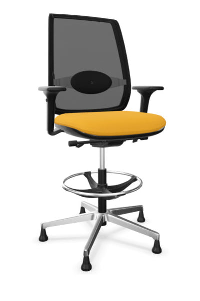 Chaise haute de bureau ergonomique TheBar - HARMONY - chaise-haute-bureau-ergonomique-thebar - UP & DESK