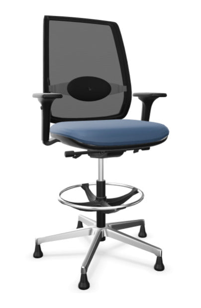 Chaise haute de bureau ergonomique TheBar – UP & DESK