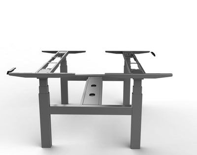Piètement assis debout motorisé DuoDesk : un bureau collaboratif ergonomique  UP AND DESK   